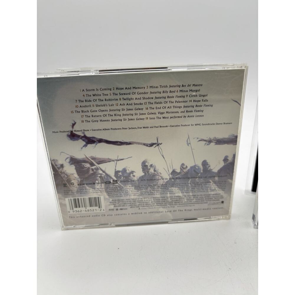 Lot (2) Lord of the Rings: The Two Towers & Fellowship Of The Ring Soundtrack CD - Picture 5 of 14